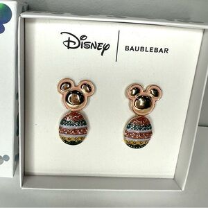 BaubleBar Disney Mickey Mouse Earrings - Easter Egg Mickey Head